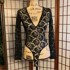 Black Lace Bodysuit